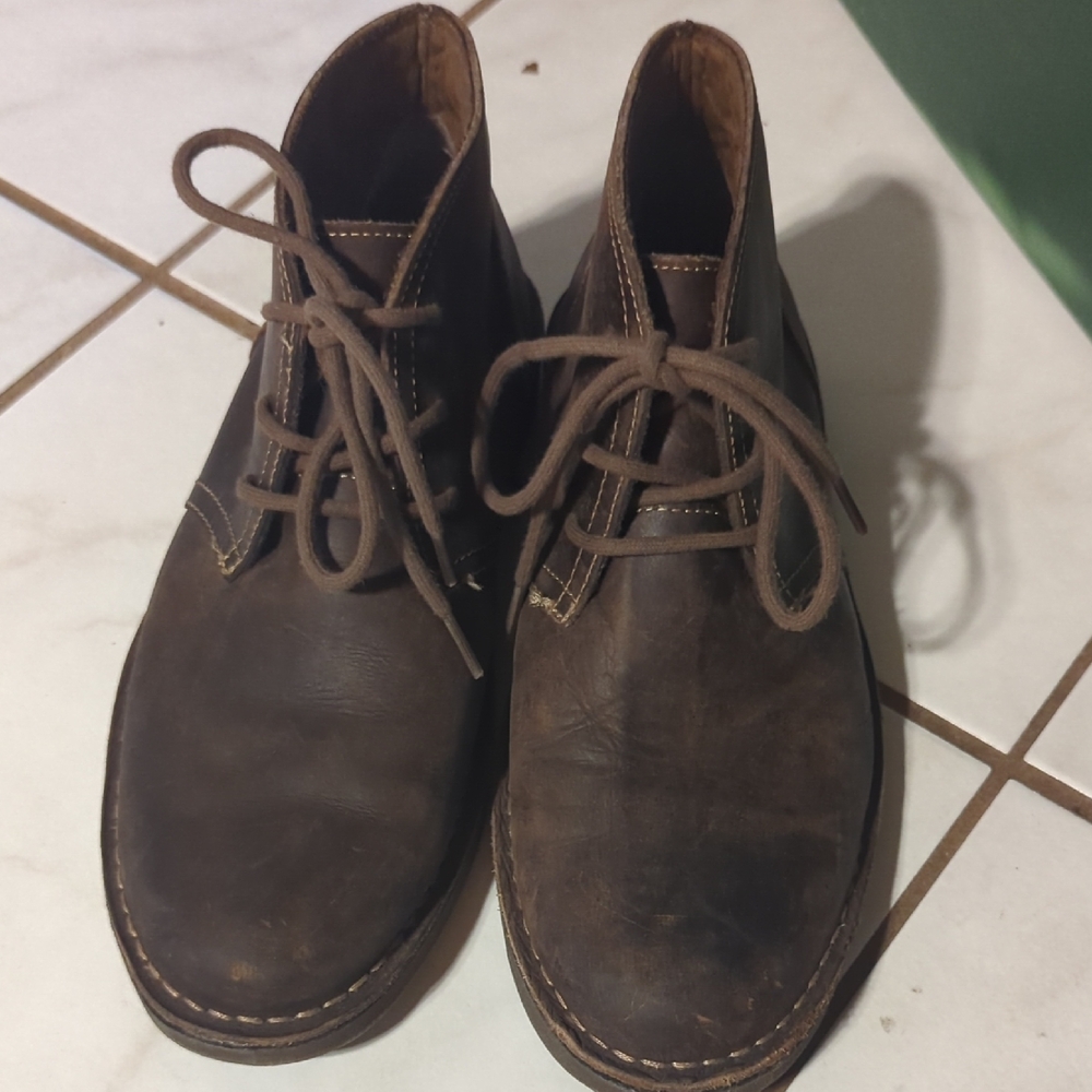Dockers Brown Chukka Boots Leather Comfort